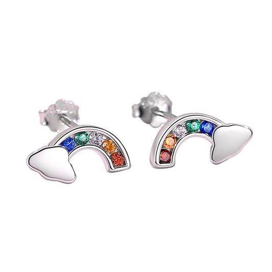 Rainbow Stud Earrings