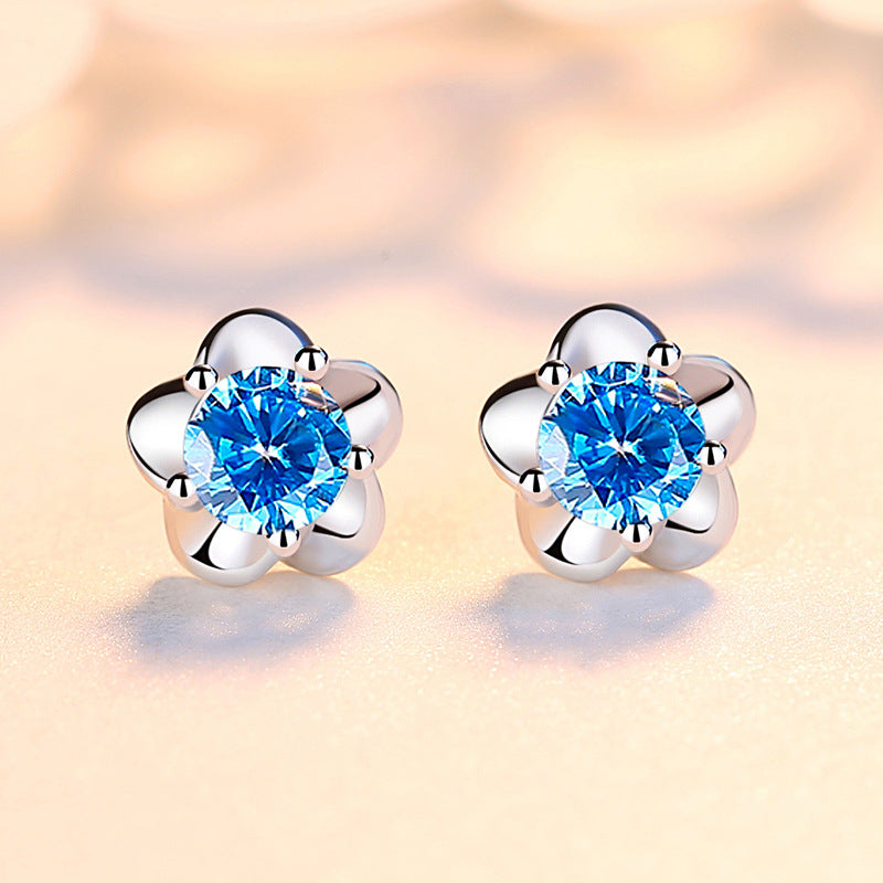 Sakura Flower Stud Earrings