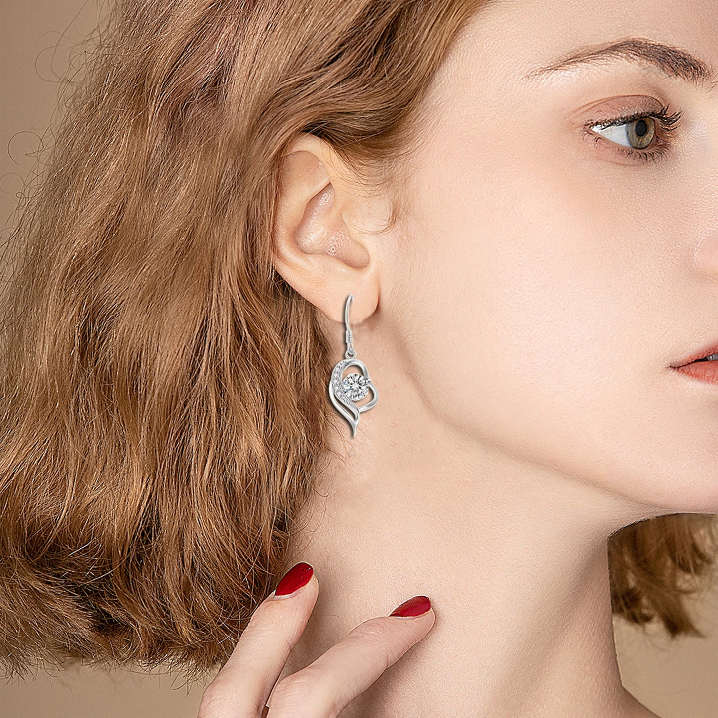 MOOSKI Sterling Silver Dangle Earrings for Women