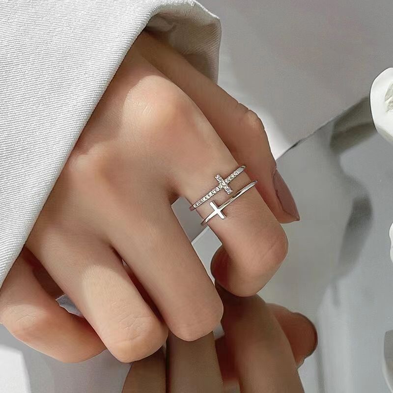 MOOSKI 925 Sterling Silver Rings for Women Adjustable