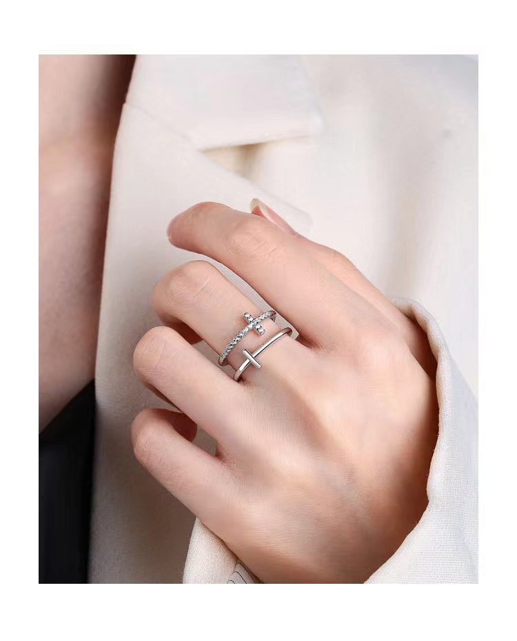 MOOSKI 925 Sterling Silver Rings for Women Adjustable