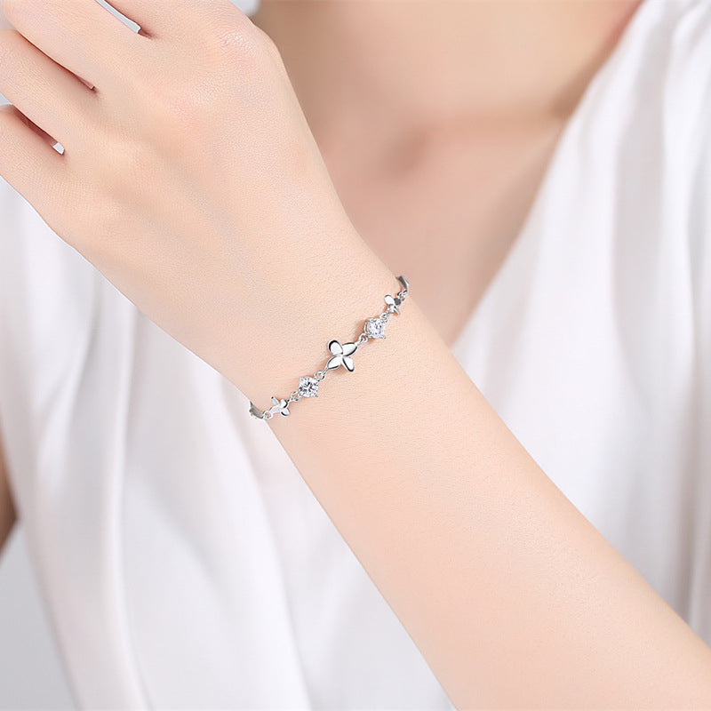 Four Leaf Bracelet