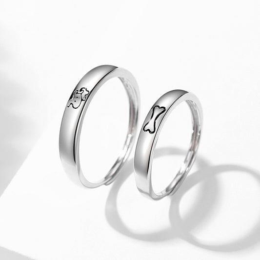 Couple Rings Dog