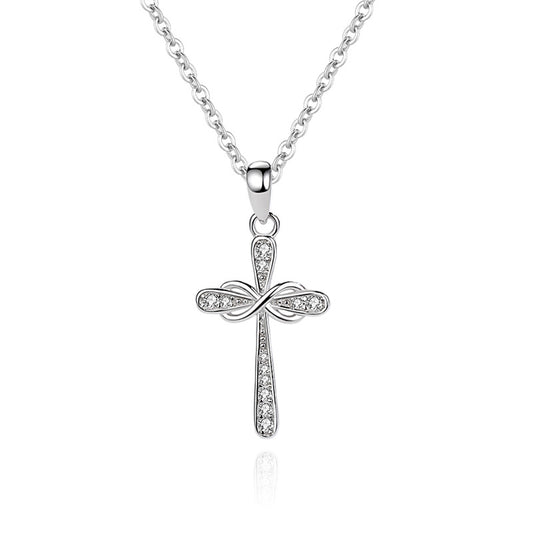 Infinity Cross Necklace