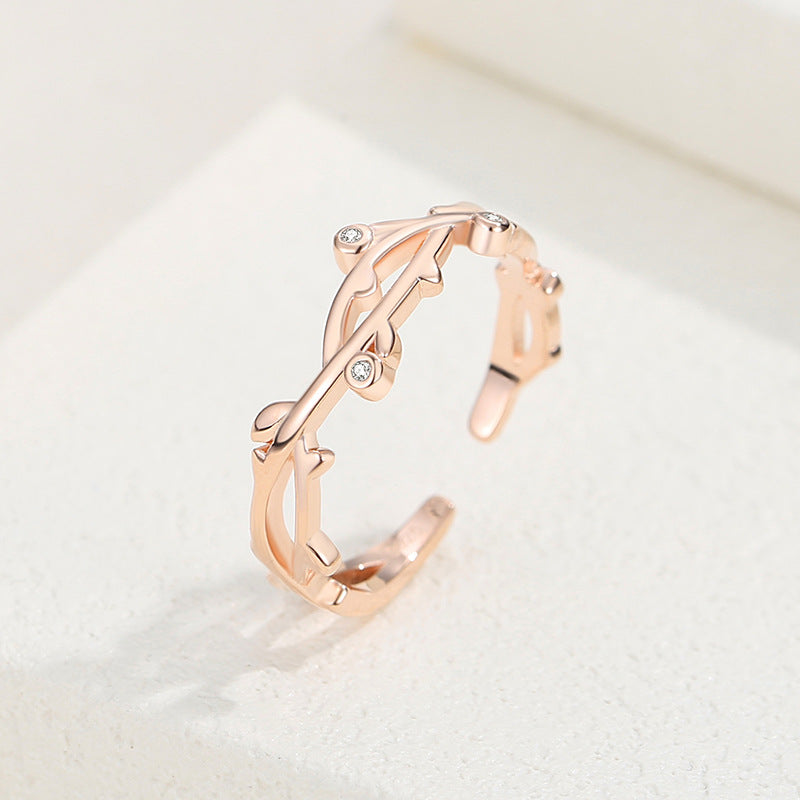 Leaf Eternity Ring