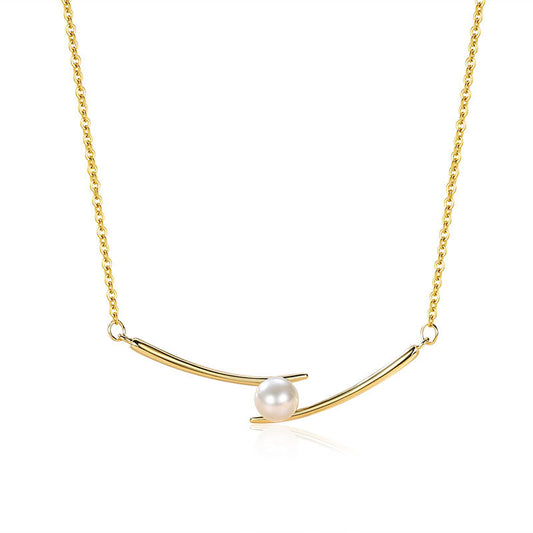 Pearl Bar Necklace