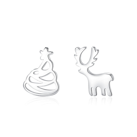 Christmas Tree Deer Stud