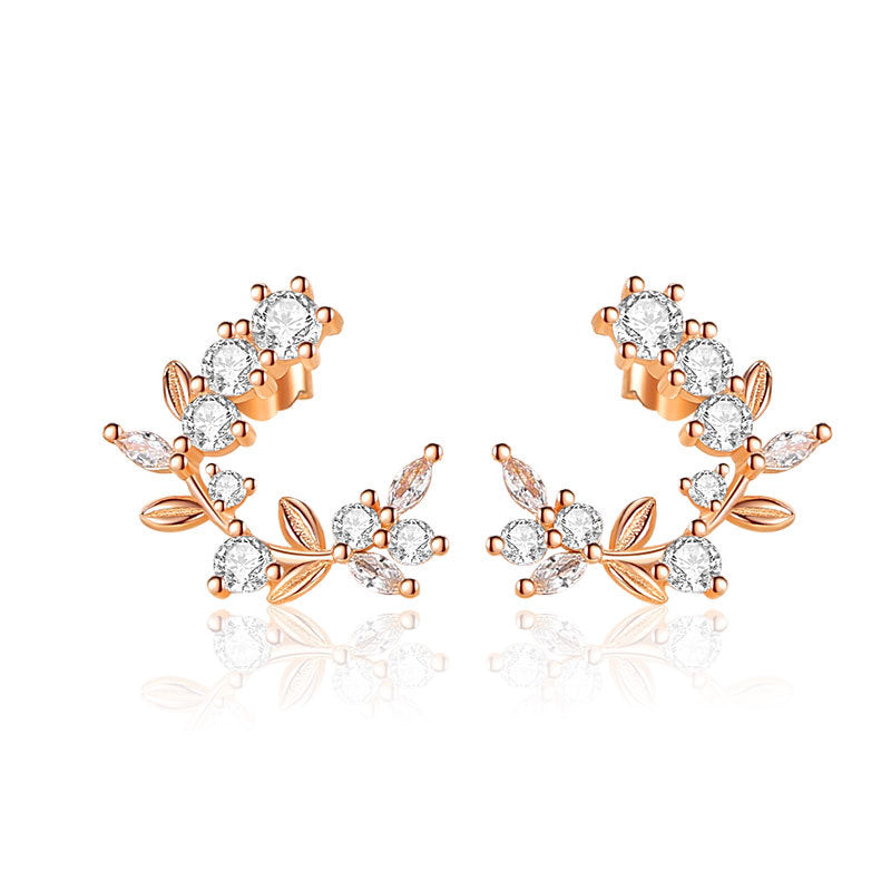 Leaf Stud Earrings