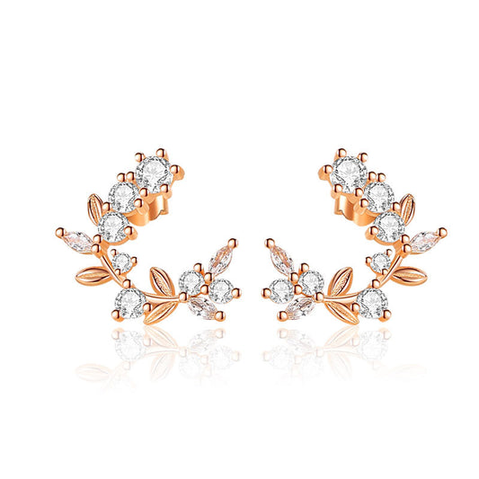 Leaf Stud Earrings