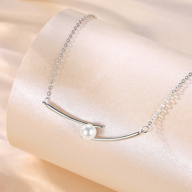 Pearl Bar Necklace