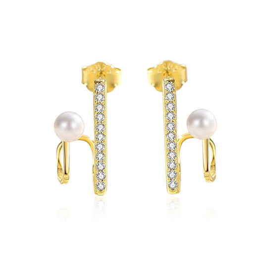 Stud Pearl Earrings
