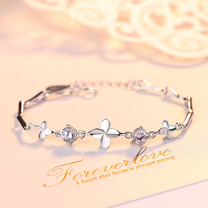 Four Leaf Bracelet
