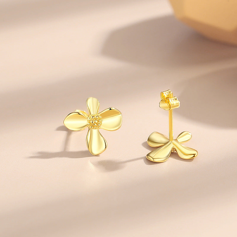 Four Leaf Earrings Stud