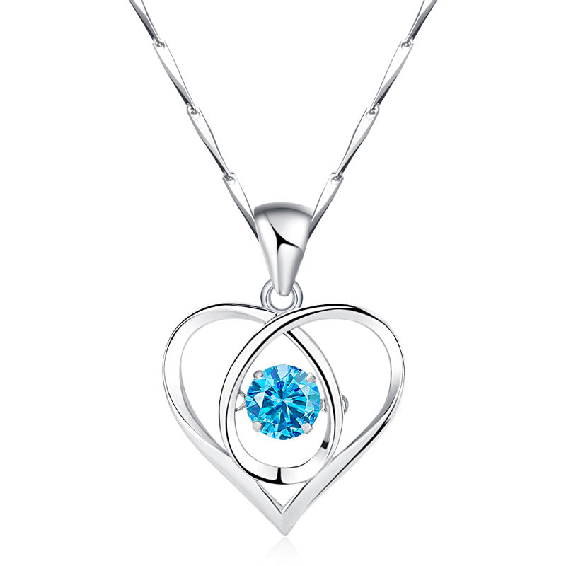 Heart Necklace Silver