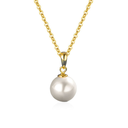 Pearl Necklace Silver