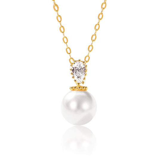 Pearl Necklace Silver