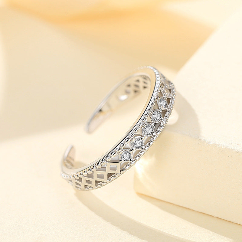 Adjustable Band Ring Sterling Silver
