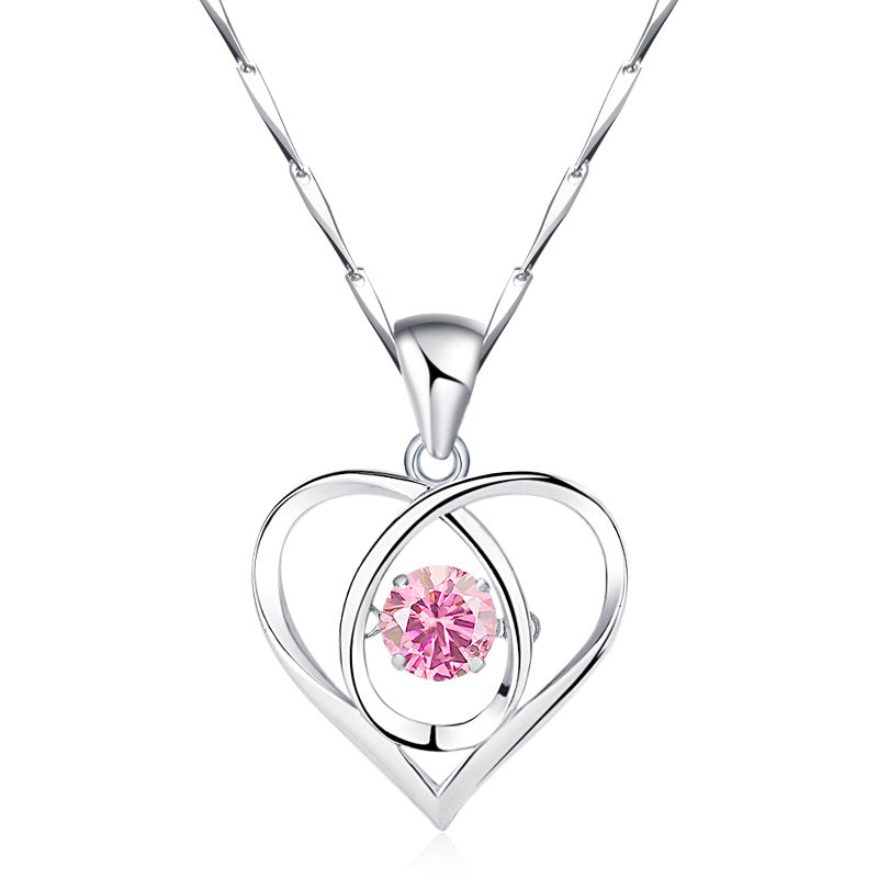 Heart Necklace Silver
