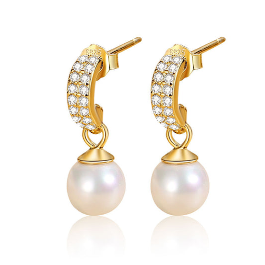 Pearl Stud Earrings