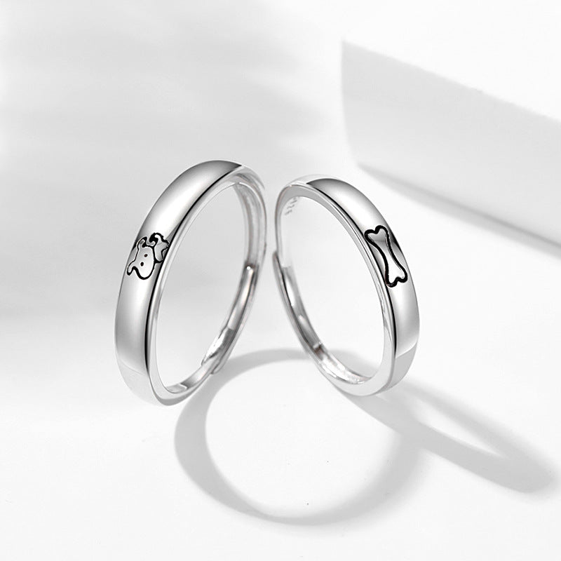 Couple Rings Dog