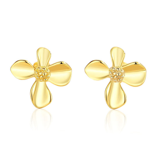 Four Leaf Earrings Stud