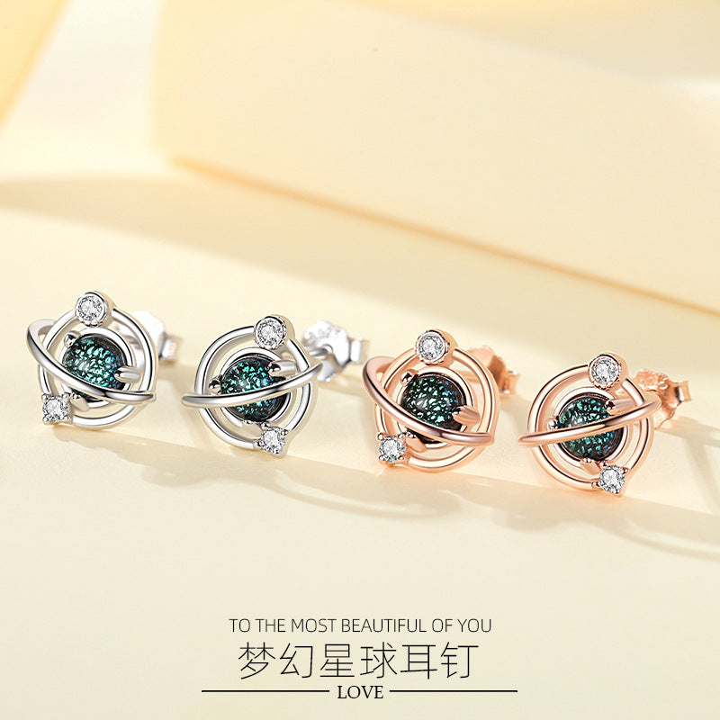 Planetary Universe Stud Earrings