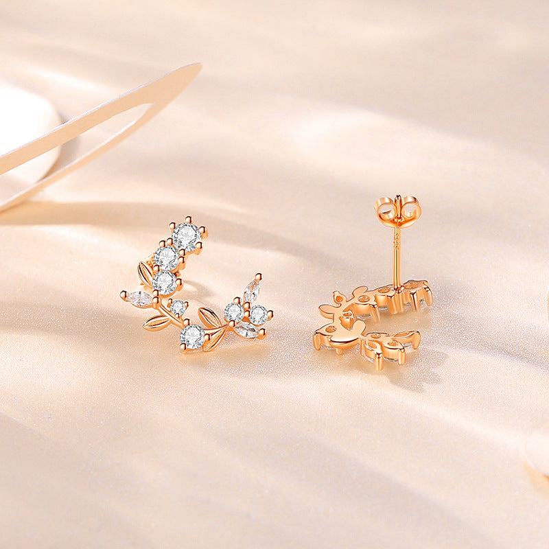 Leaf Stud Earrings
