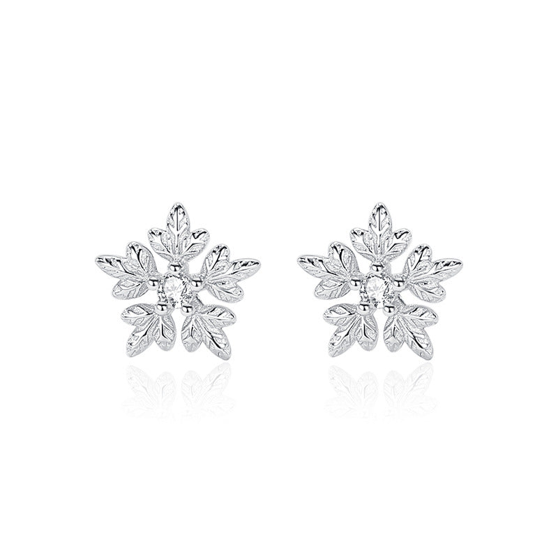 Snowflakes Stud Earrings