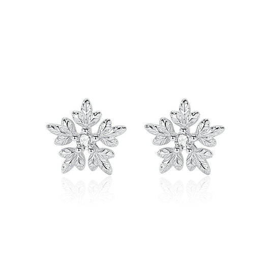 Snowflakes Stud Earrings