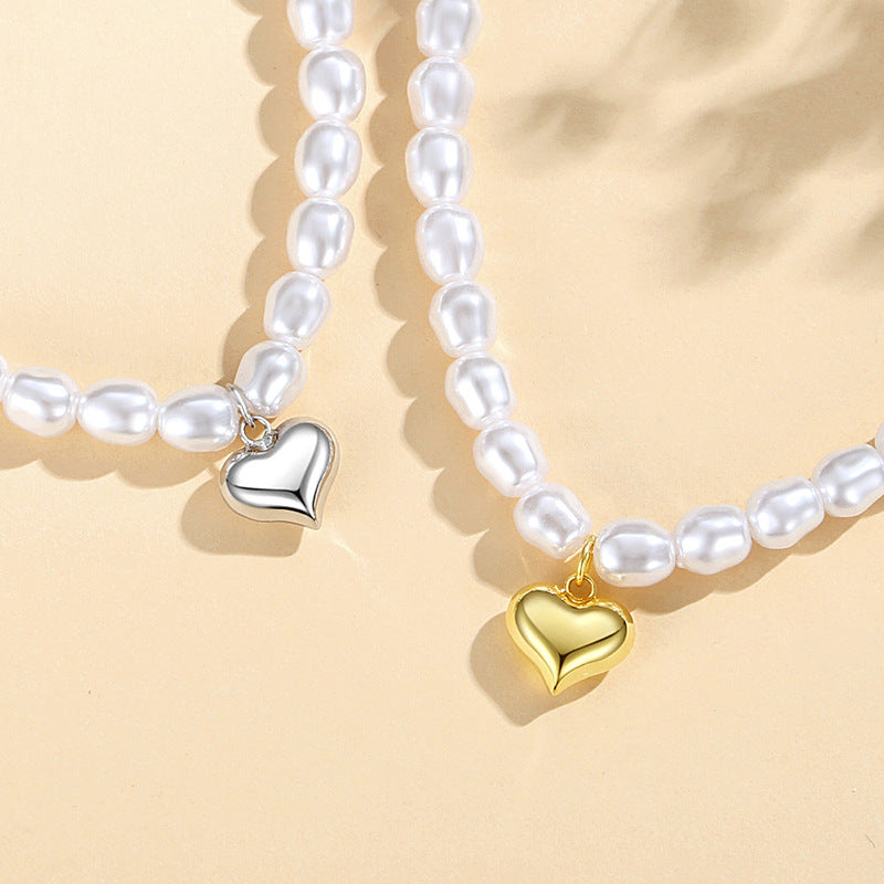 Pearl Heart Necklace