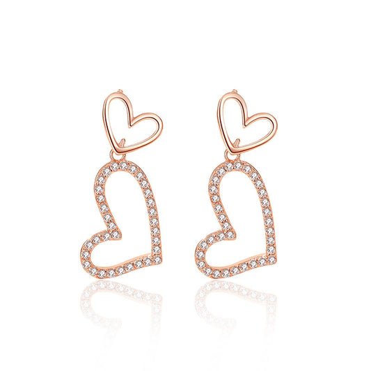 Heart Dangle Earrings