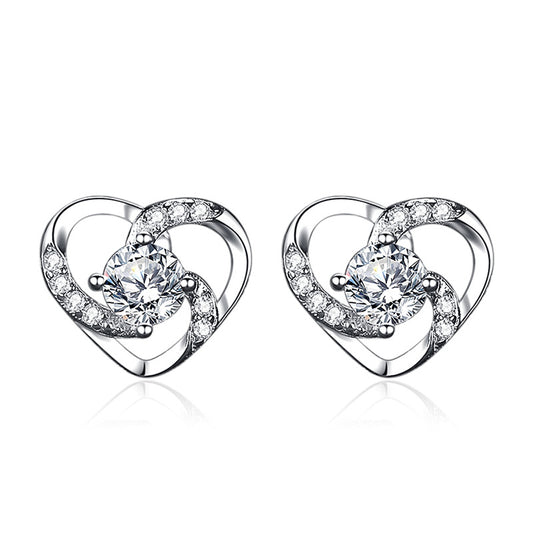 Heart Stud Earrings