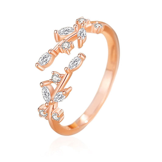 Adjustable Leaf Ring