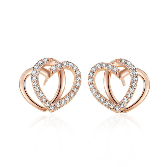 Heart Stud Earrings