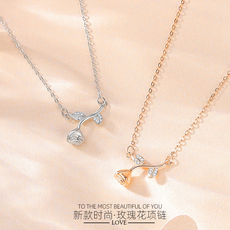Rose Flower Necklace