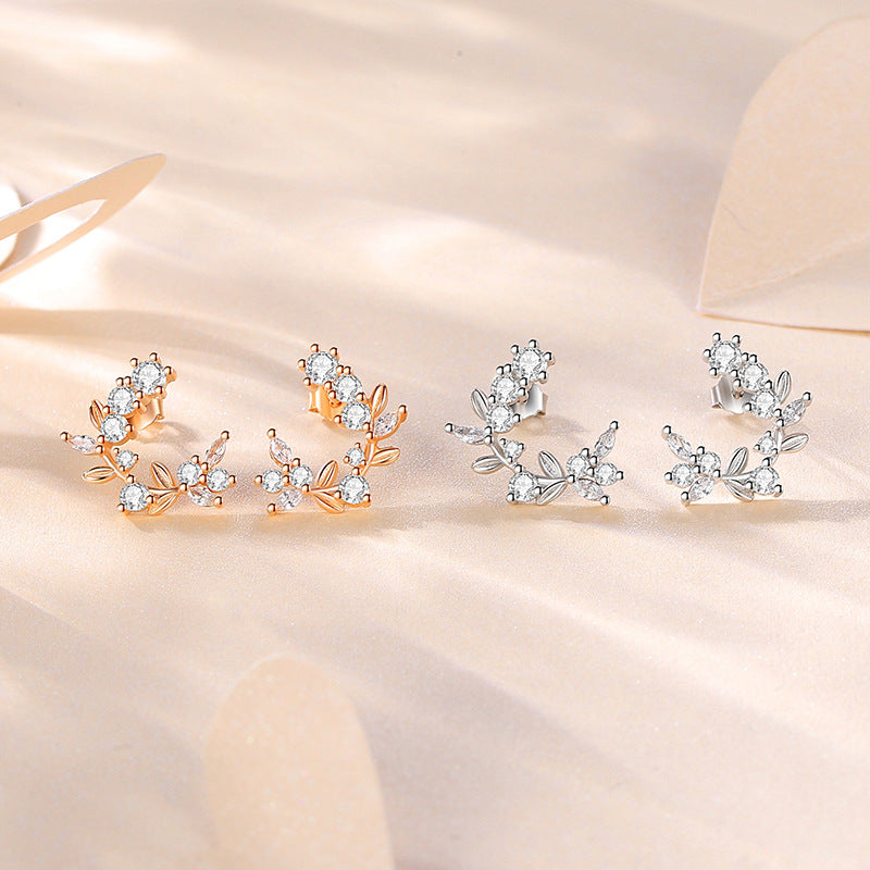 Leaf Stud Earrings