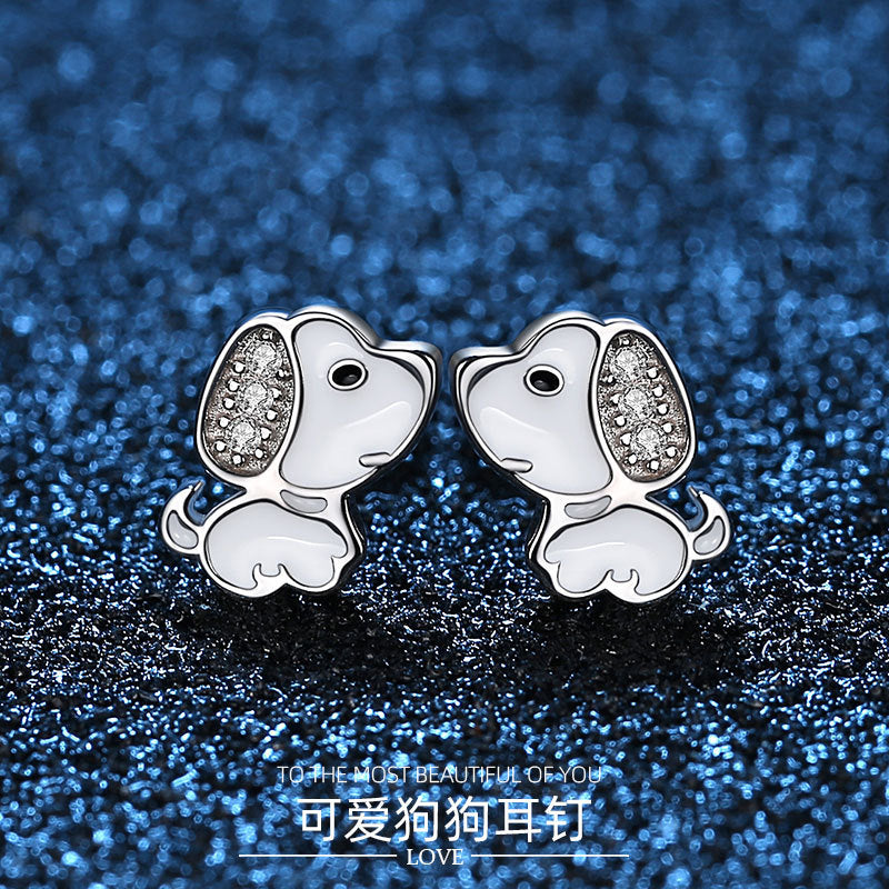Dog Stud Earrings
