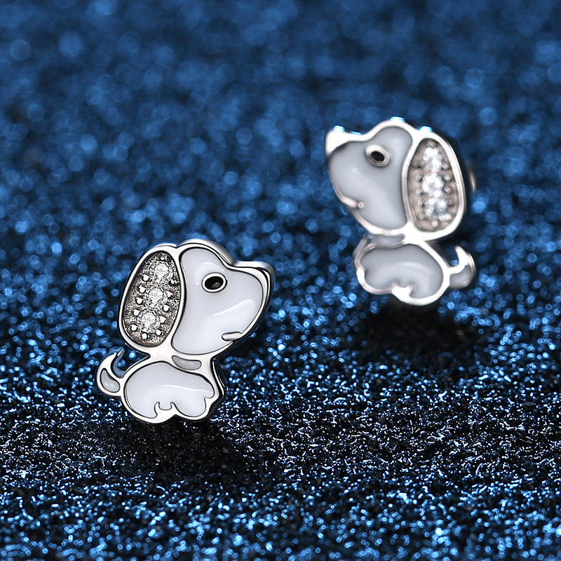 Dog Stud Earrings