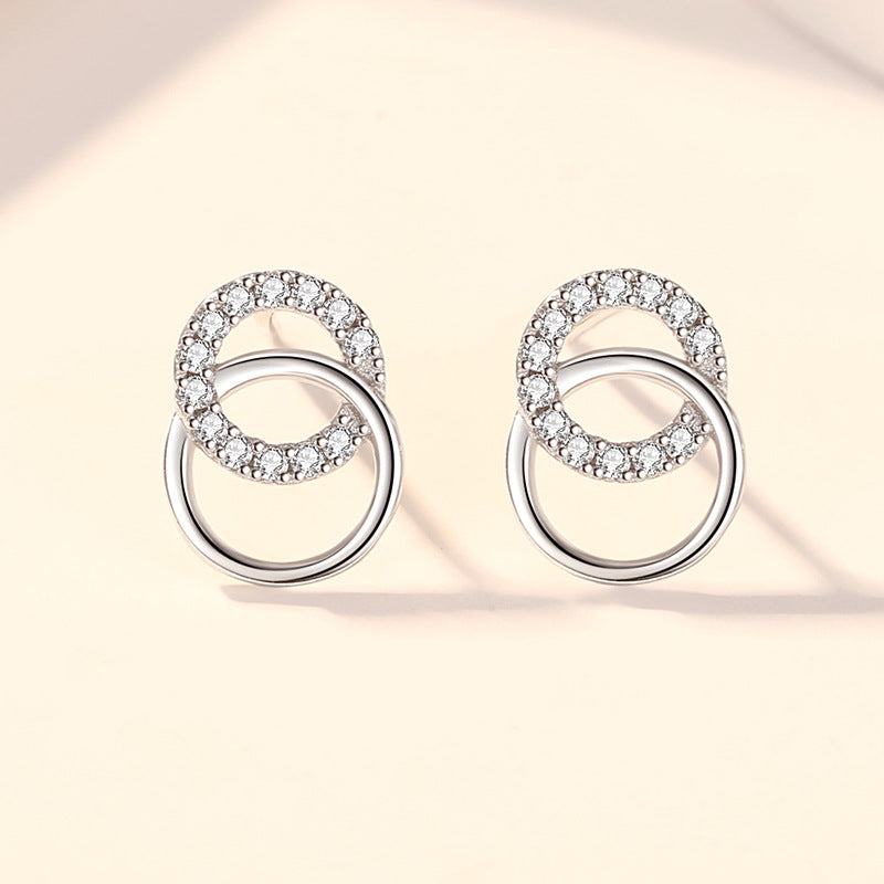 Stud Earrings Silver