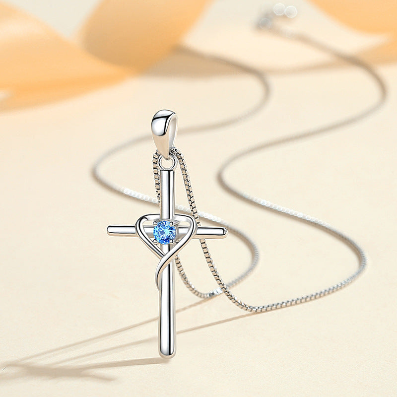 Cross Heart Necklace