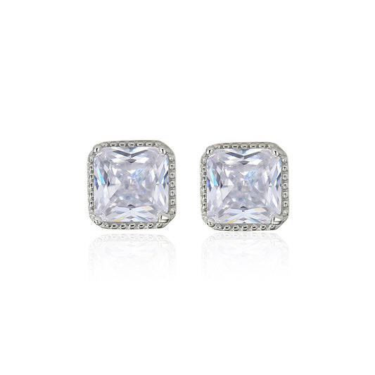 Square Stud Earrings