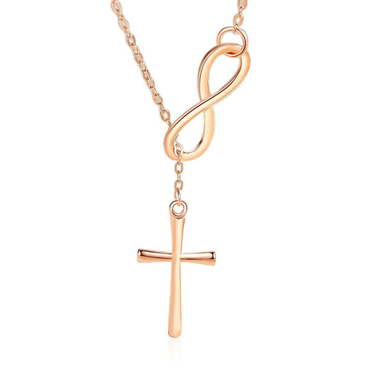 Infinity Cross Necklace