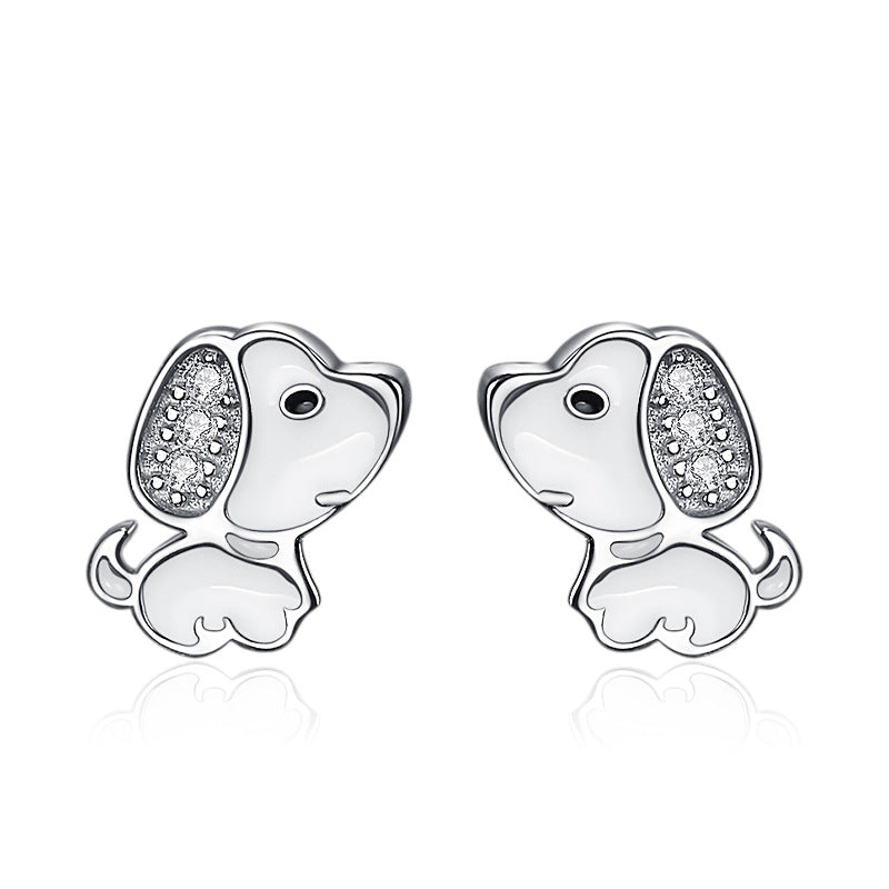 Dog Stud Earrings