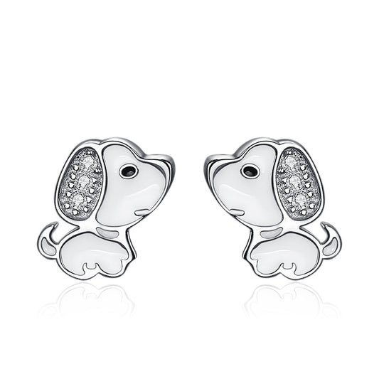 Dog Stud Earrings