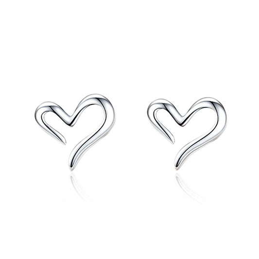 Heart Stud Earrings