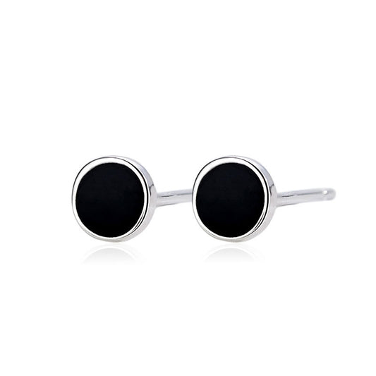 Trangle Heart Stud Earrings