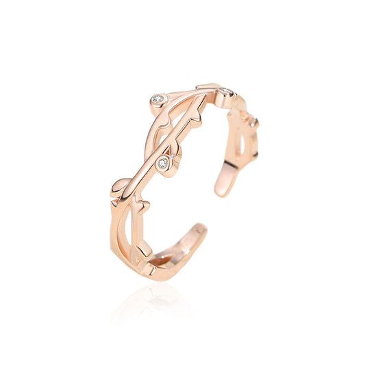 Leaf Eternity Ring