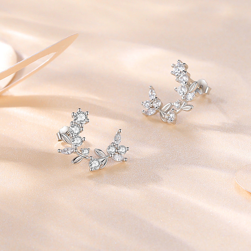 Leaf Stud Earrings