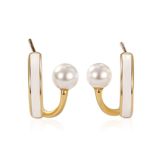 Pearl earrings