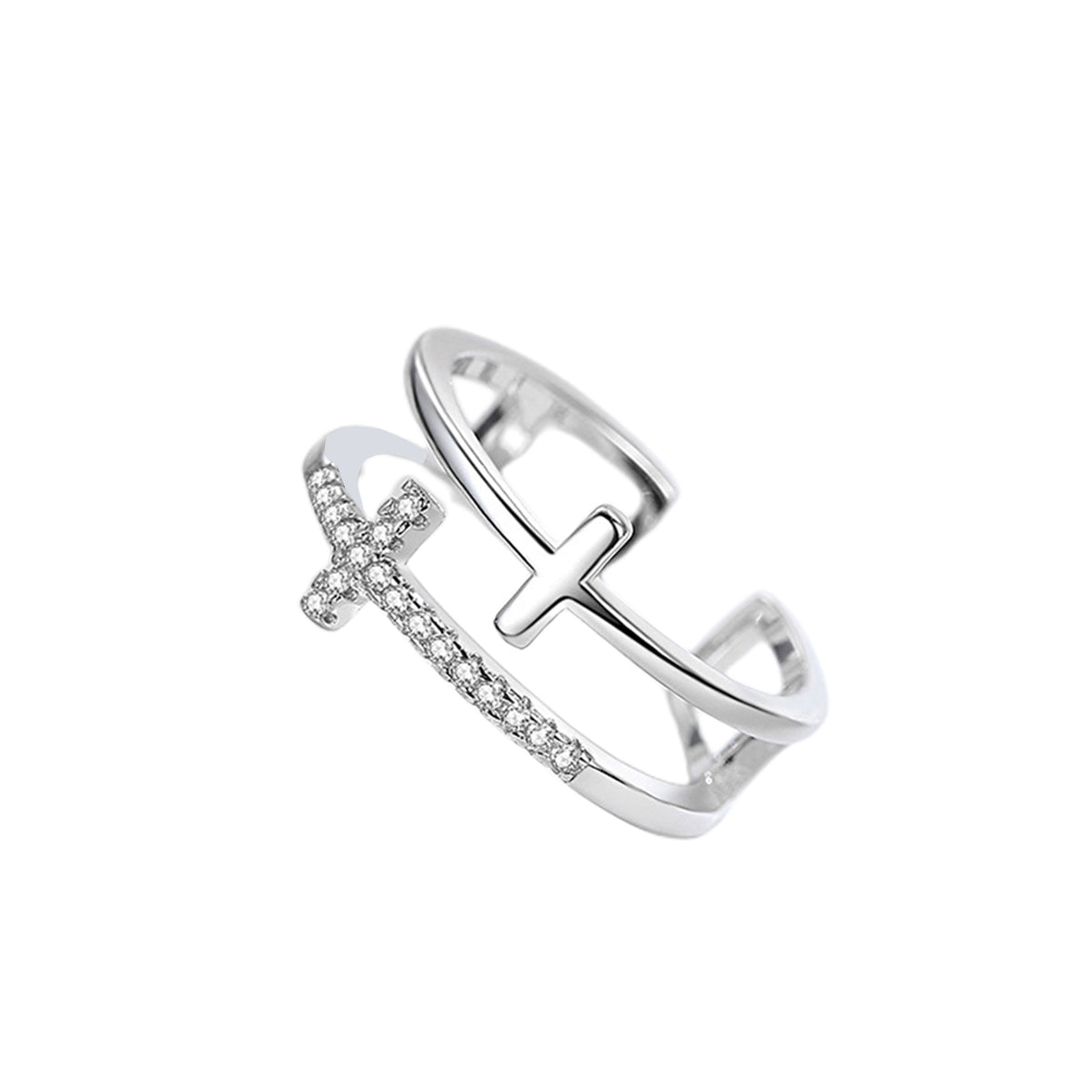 MOOSKI 925 Sterling Silver Rings for Women Adjustable